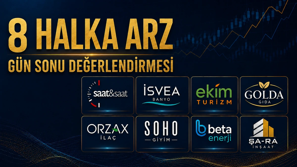 8 halka arz 17 Temmuz 2026 gün sonu değerlendirmesi
