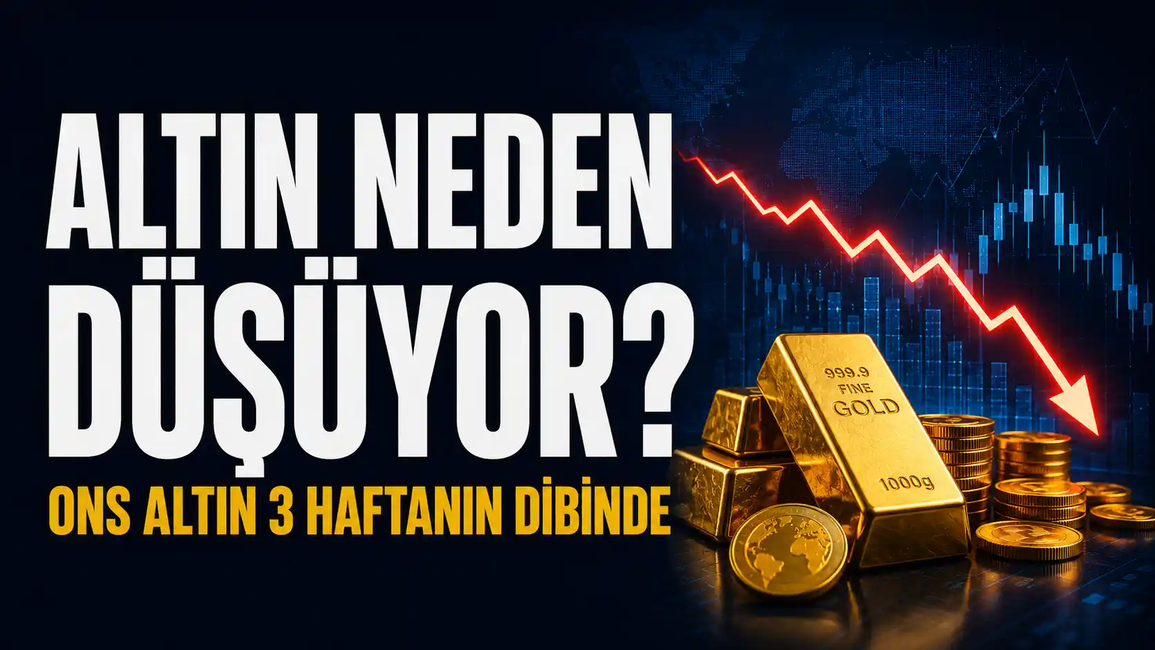 Altın neden düşüyor, ons altın neden geriliyor