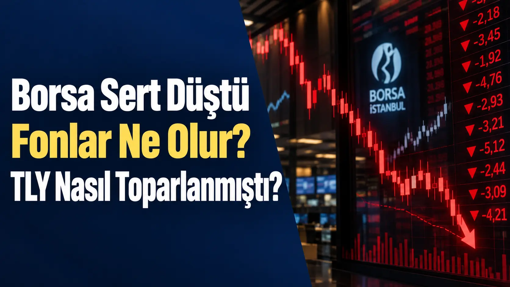 Borsa sert düşüş sonrası TLY fonu Mayıs toparlanma süreci