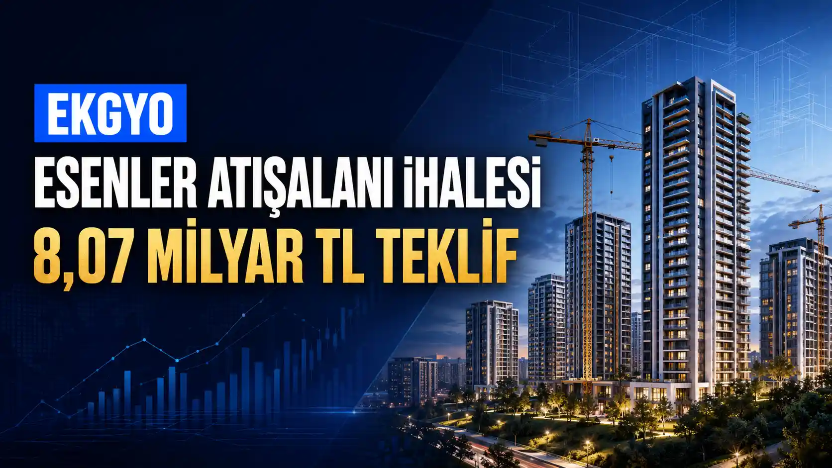 EKGYO Esenler Atışalanı ihalesinde 8,067 milyar TL teklif