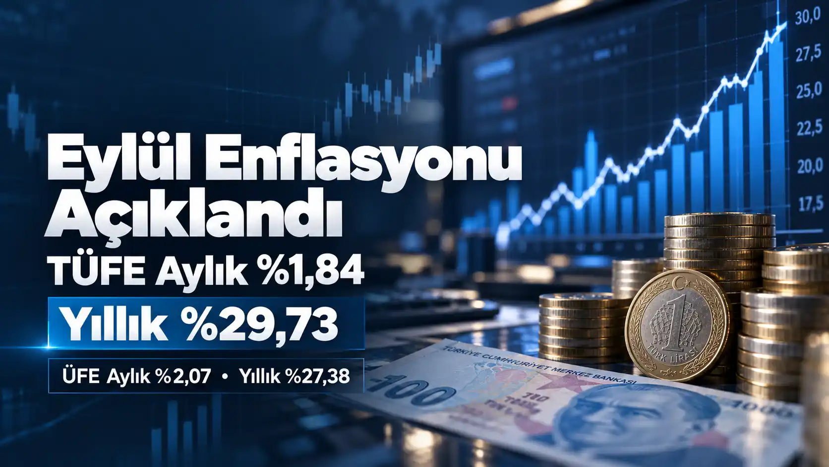 Eylül 2026 TÜFE ve ÜFE enflasyon verileri