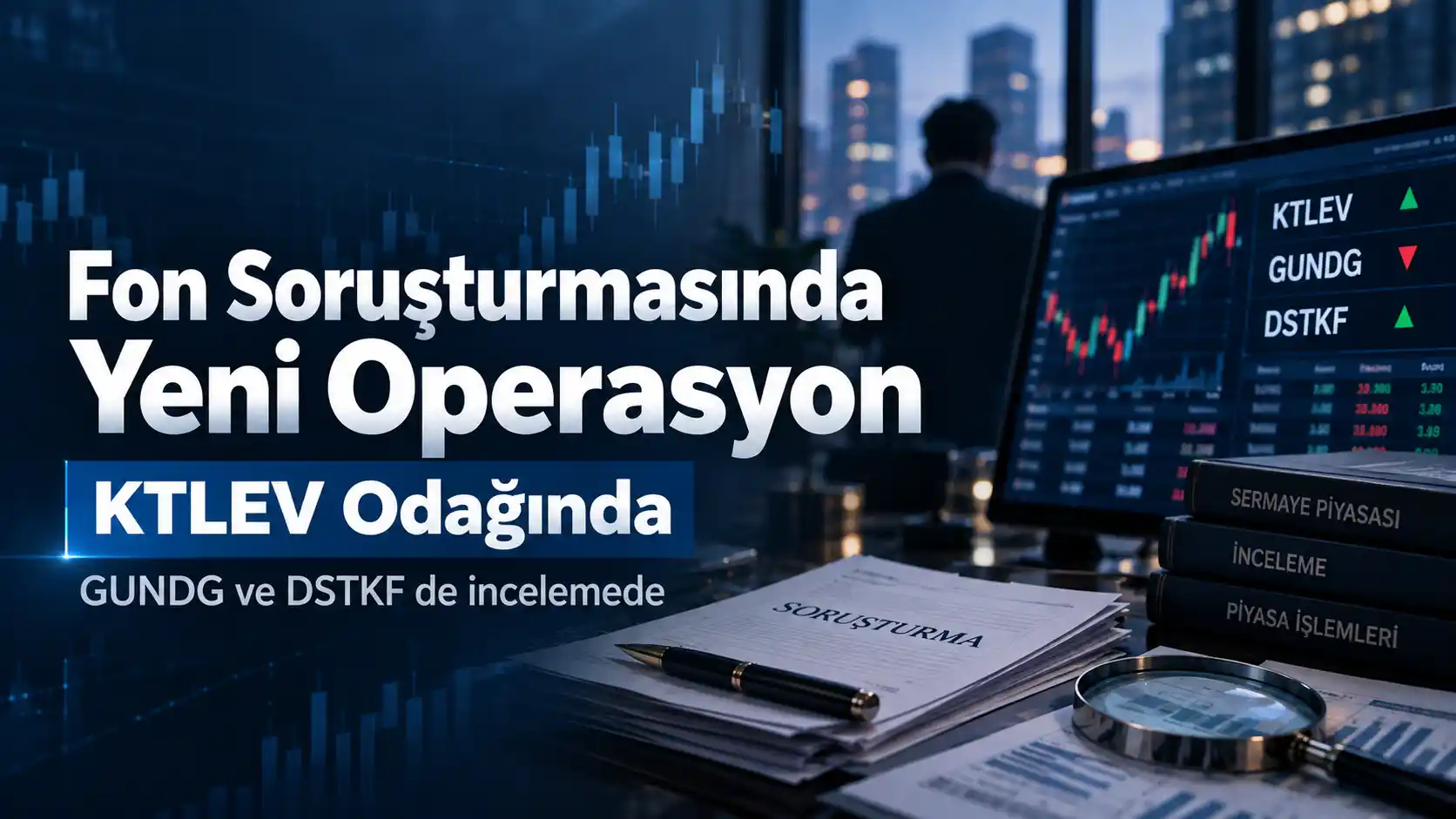 Fon soruşturması kapsamında KTLEV GUNDG ve DSTKF hisseleri