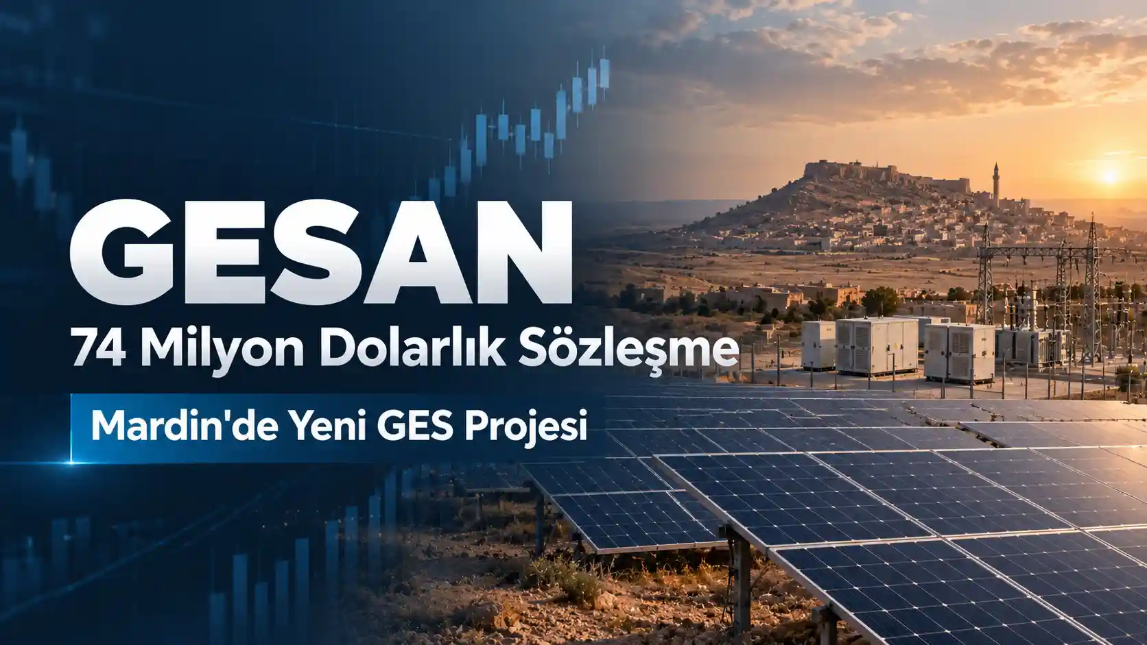 GESAN'ın Mardin-2 Güneş Enerji Santrali projesi için imzaladığı 73.985.000 dolarlık sözleşme