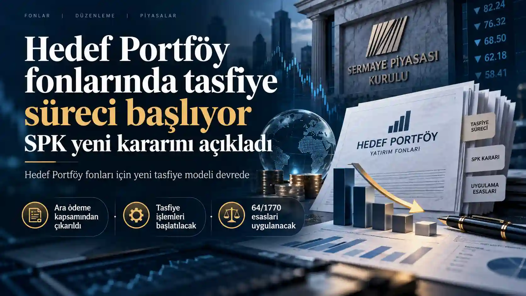 SPK'nın Hedef Portföy fonlarında tasfiye işlemlerinin başlatılmasına ilişkin yeni kararı