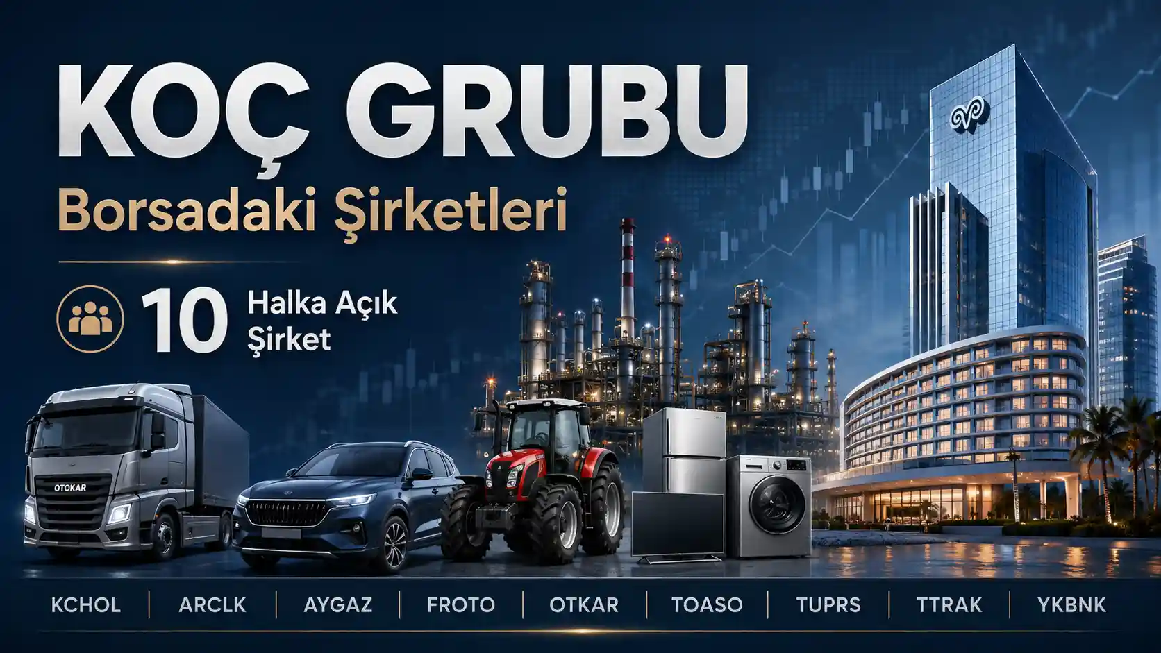 Koç Grubu’nun Borsa İstanbul’da işlem gören halka açık şirketleri