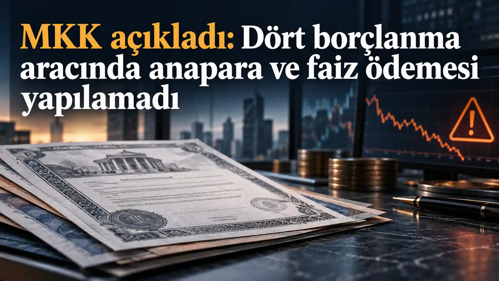 MKK dört özel sektör borçlanma aracında 23 Ekim 2026 tarihinde anapara ve kupon ödemelerinin yapılamadığını duyurdu