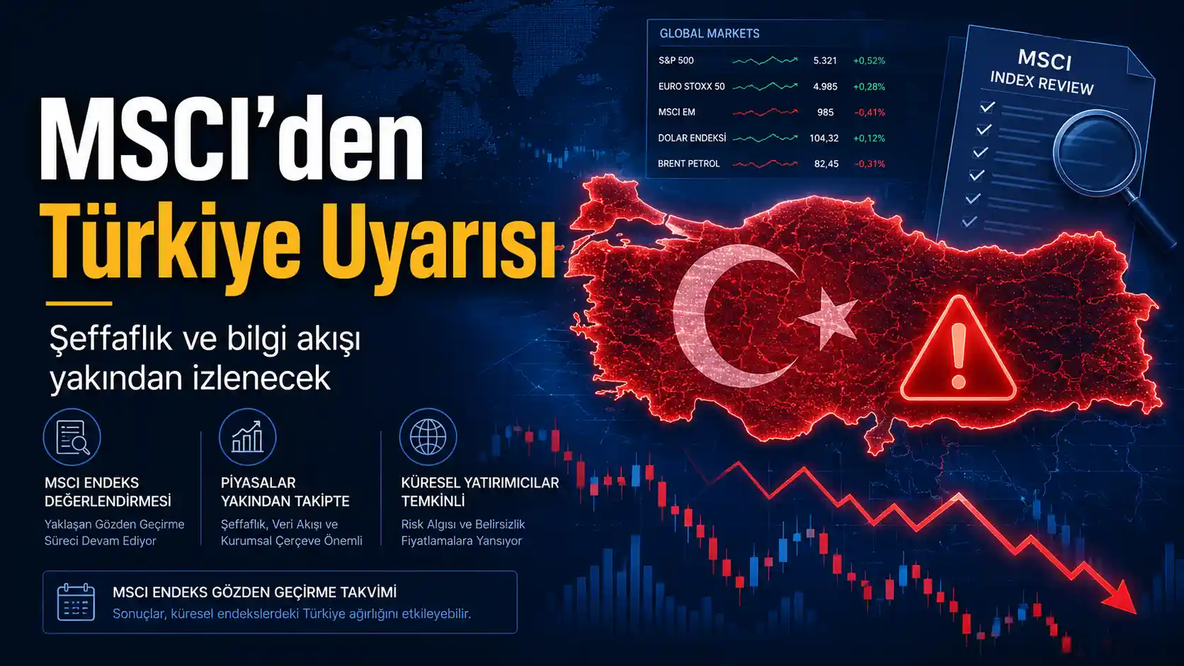 MSCI’den Türkiye piyasası için şeffaflık ve bilgi akışı uyarısı