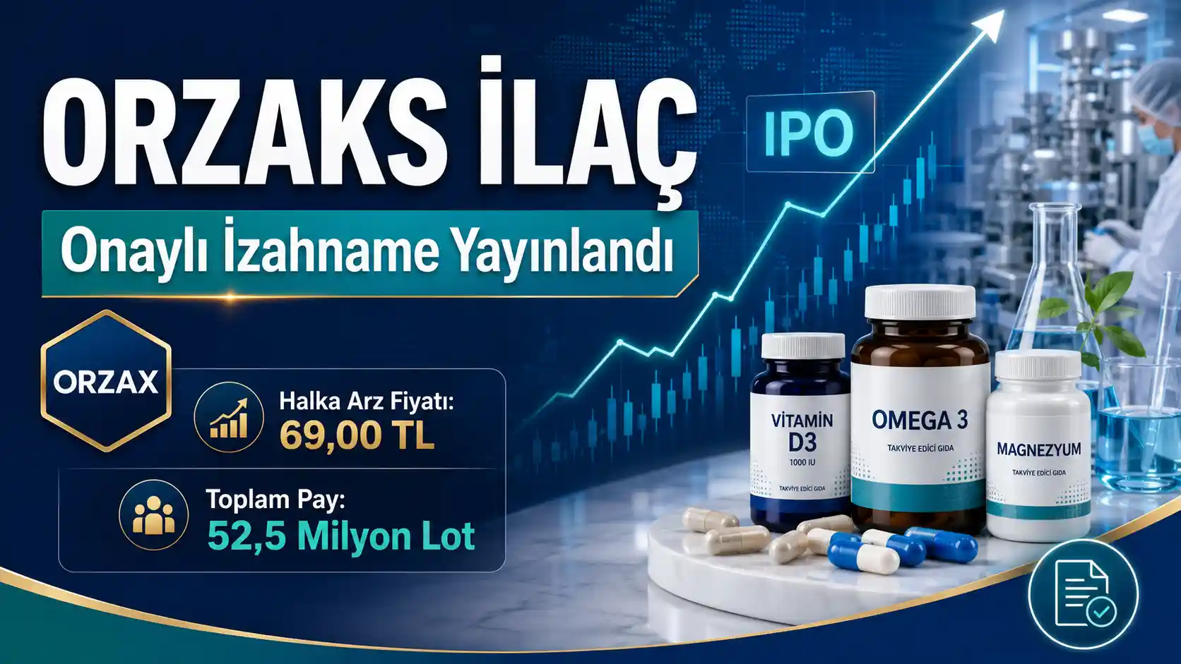 Orzaks İlaç Halka Arz İzahnamesi Yayınlandı