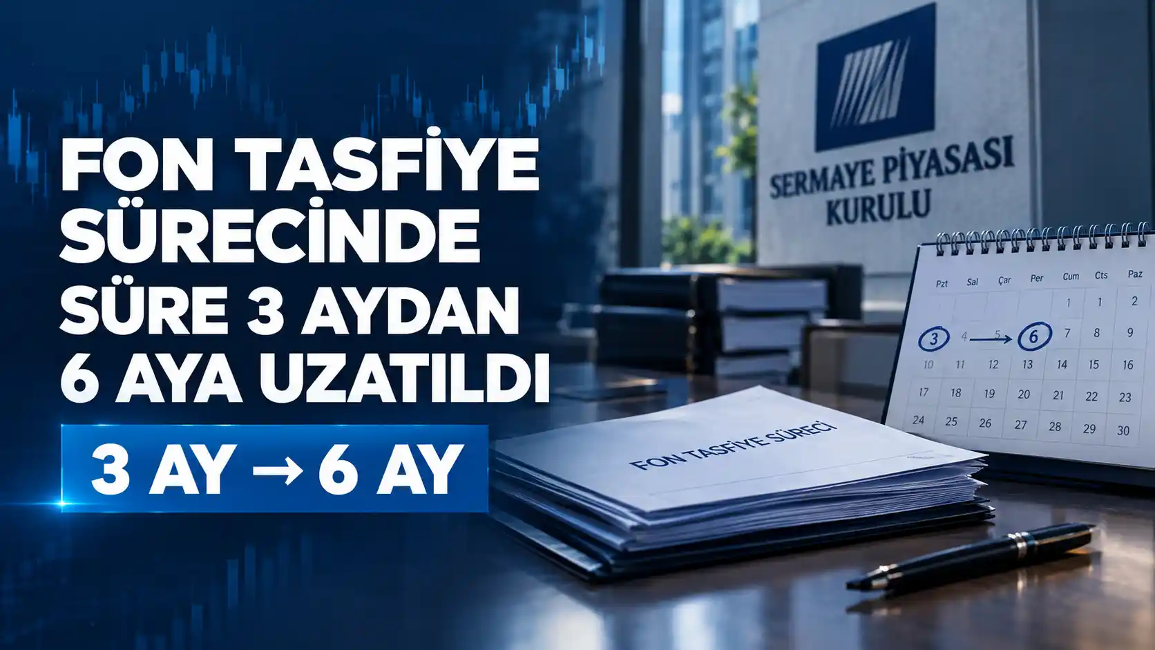 SPK fon tasfiye süresini 3 aydan 6 aya uzattı