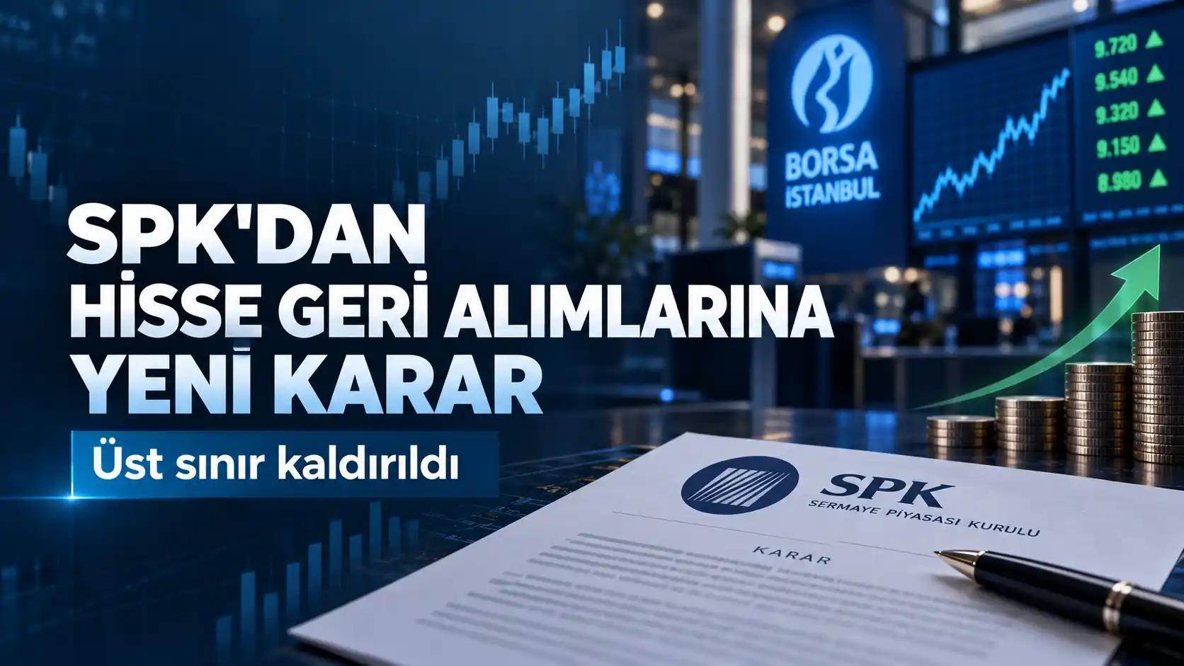 SPK hisse geri alımlarında toplam bedel üst sınırına ilişkin yeni karar