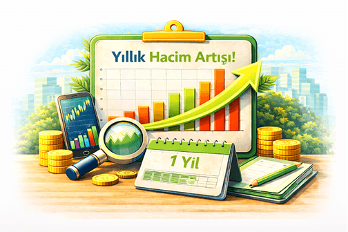 Yıllık Hacim Artışı Olanlar görseli